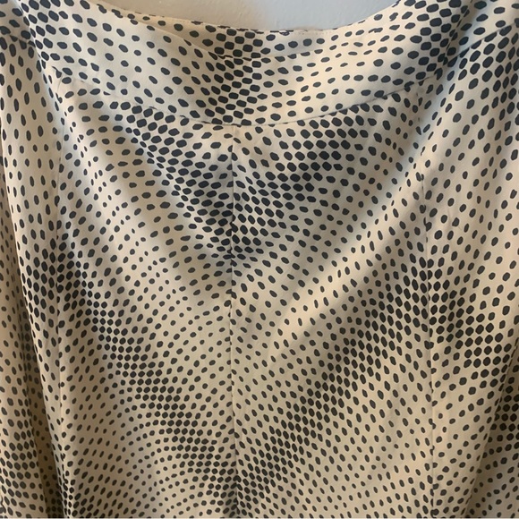 Jones New York 100% Silk Polka Dot A Line Skirt - Picture 3 of 9